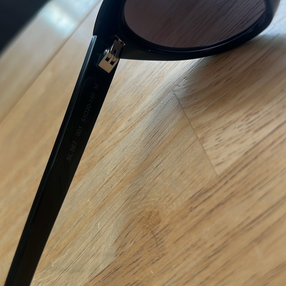 NEW- Saint Laurent Oval Acetate Sunglasses in original box (only tried on) - Picture 5 of 5